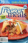 Fall Freezer Meals