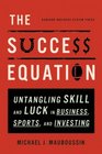 The Success Equation Untangling Skill and Luck in Business Sports and Investing