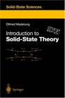 Introduction to SolidState Theory