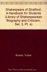 Shakespeare of Stratford A Handbook for Students
