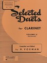 Selected Duets for Clarinet Volume 2  Advanced