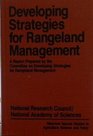 Developing Strategies for Rangeland Management A Report Prepared by the Committee on Developing Strategies for Rangeland Management