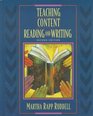 Teaching Content Reading and Writing