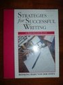 Strategies for Successful Writing A Rhetoric and Reader