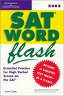 Peterson's Sat Word Flash 2002