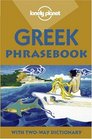 Lonely Planet Greek Phrasebook With TwoWay Dictionary