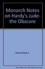 Monarch Notes on Hardy's Jude the Obscure