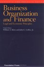 Business Organization and Finance Legal and Economic Principles