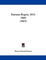 Fairman Rogers 18331900
