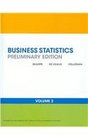 Business Statistics Preliminary Edition Vol II