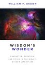 Wisdom's Wonder Character Creation and Crisis in the Bible's Wisdom Literature