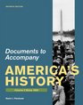 Documents to Accompany America's History Volume Two Since 1865