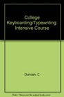 College Keyboarding/Typewriting Advanced Course