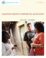 Brooks/Cole Empowerment Series Essential Research Methods for Social Work