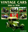 Vintage Cars 1886 to 1930