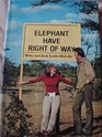 Elephant have right of way