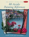 The Artist's Source Book 80 Acrylic Painting References Includes Transfer Paper and Templates