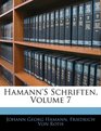 Hamann's Schriften Volume 7
