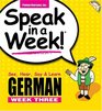 Speak in a Week German Week 3 See Hear Say  Learn
