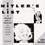 Hitler's List  An Illustrated Guide to Degenerates