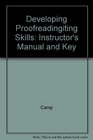 Developing Proofreadingiting Skills Instructor's Manual and Key
