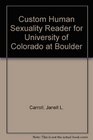 Custom Human Sexuality Reader for University of Colorado at Boulder