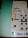Math U See Alpha  Instruction Manual