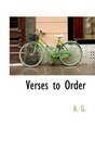 Verses to Order