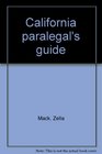 California paralegal's guide