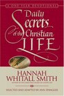 Daily Secrets of the Christian Life