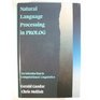 Natural Language Processing in Prolog An Introduction to Computational Linguistics