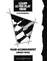 Learn as You Play Oboe Piano Accompaniment