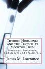 Thyroid Hormones and the Tests that Monitor Them Hormonal Functions Imbalances and Treatments