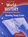 World History Reading Study Guide Ancient through Early Modern Times