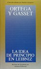 La idea de principio en Leibniz y la evolucion de la teoria deductiva / the Idea of Principle In Leibniz and the Evolution of Deductive theory