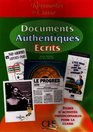 Documents Authentiques Ecrits
