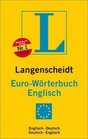 Langenscheidt Euro-Worterbuch: Englisch - Deutsch, Deutsch - Englisch