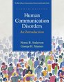 Human Communication Disorders An Introduction