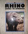 A Rhino Comes to America