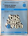 Problem Solving in Mathematics / Blackline Masters Grade 6