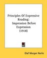 Principles Of Expressive Reading Impression Before Expression
