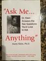 Ask Me  Anything Dr Klein Answers the Sex Questions You'd Love to Ask