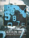 Applied Calculus Brief for the Managerial Life and Social Sciences