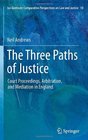 The Three Paths of Justice Court Proceedings Arbitration and Mediation in England
