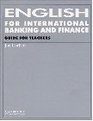 English for International Banking and Finance Guide for Teachers