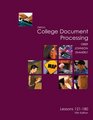 Gregg College Keyboarding  Document Processing  Lessons 121180 text