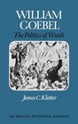 William Goebel The Politics of Wrath
