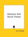 Elements and Occult Virtues