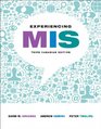 Experiencing MIS Third Canadian Edition with MyMISLab