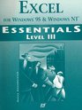 Excel for Windows 95 Essentials Level III